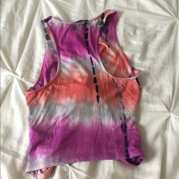 tie dye crop top and matching skirt - Picture 3 of 5